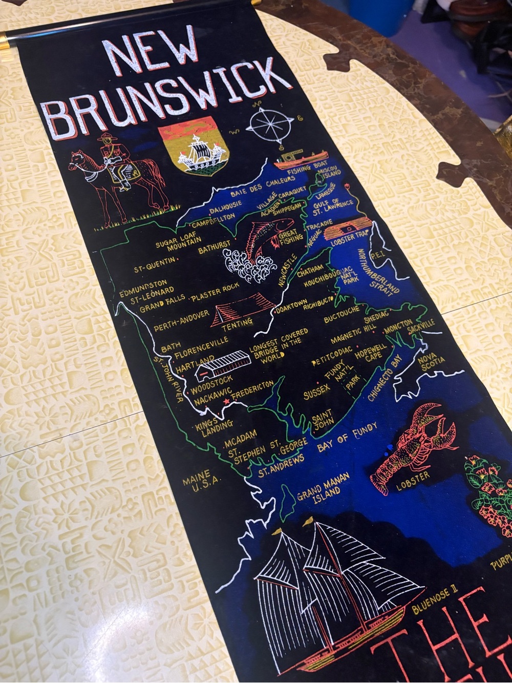 Vintage New Brunswick Wall Hanging - The Picture Province - Picture 5 of 7